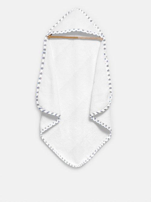 'Lotus Print’ Organic Hooded Towel Set
