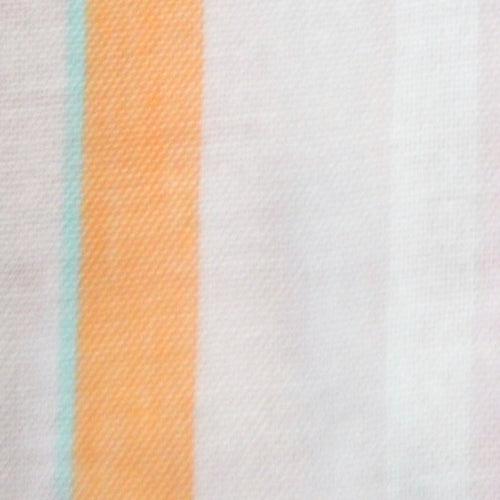 'Pink & Orange Stripe' Organic Pajama Short Set