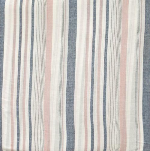 'Pink and Grey Stripe' Organic Sleeve Nightdress