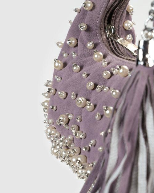 Rhinestone Pearl Purse