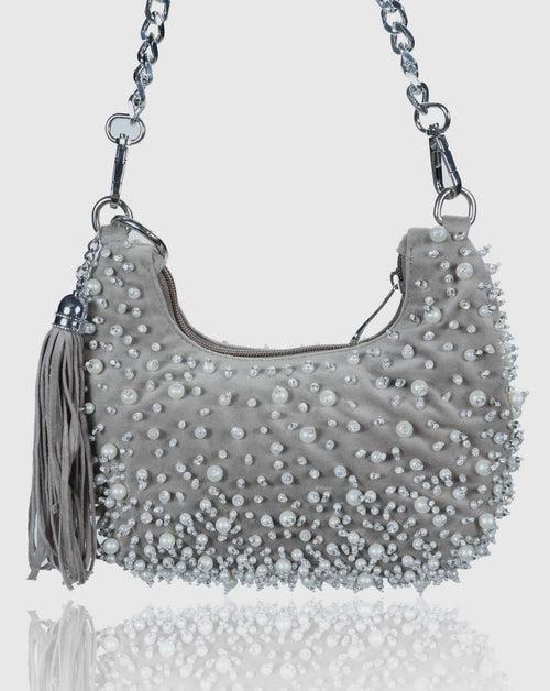 Rhinestone Pearl Purse