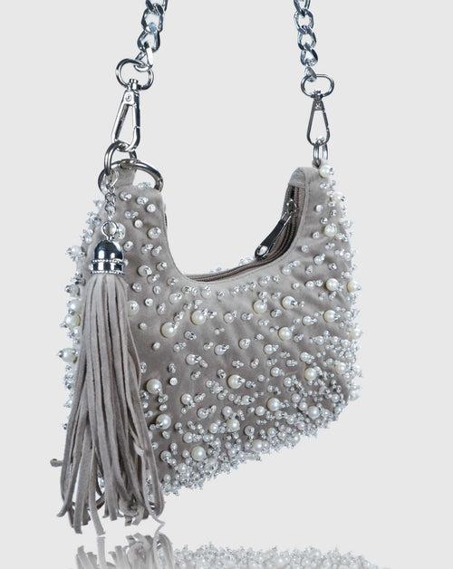 Rhinestone Pearl Purse