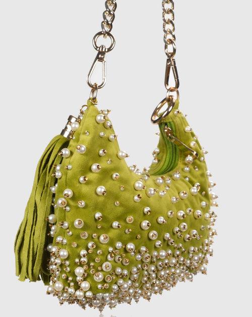 Rhinestone Pearl Purse