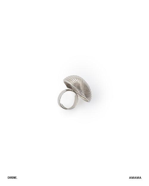 AURYN LOVE RING IN CHROME