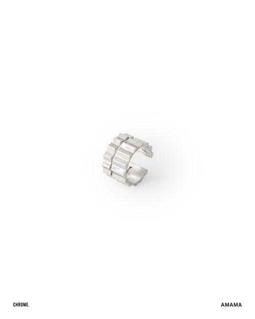 AURYN ILLUSION RING IN CHROME