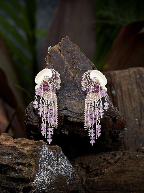 Redbud Classic Vintage Stone Earrings