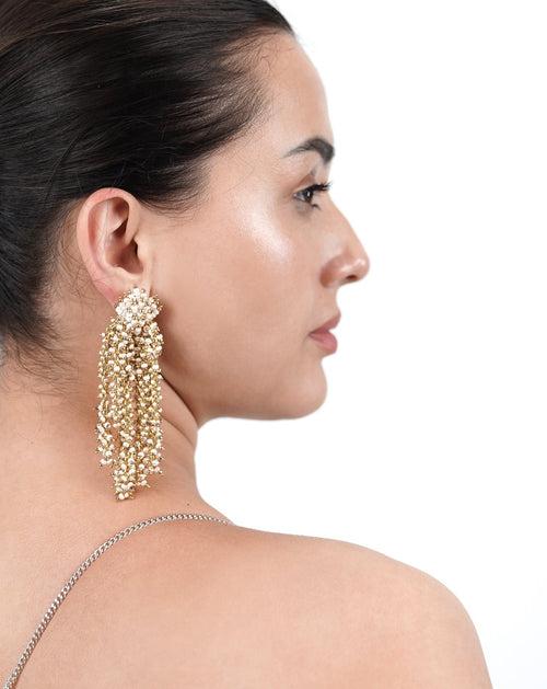 Glimmering Gold Earrings