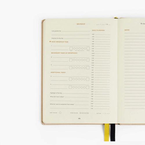 Beige 3-Month Productivity Planner