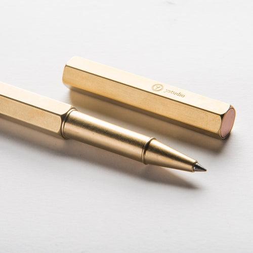 Brass Revolve Rollerball Pen