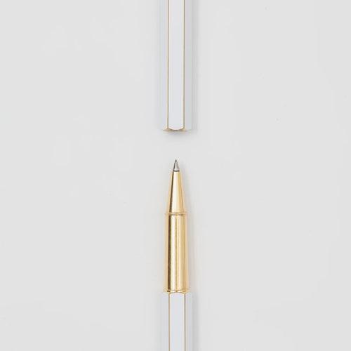 White Revolve Rollerball Pen