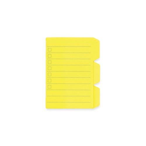 Yellow Checklist Sticky Tabs