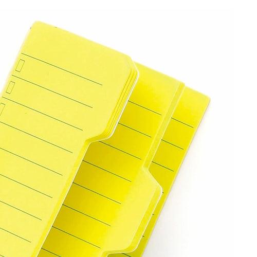 Yellow Checklist Sticky Tabs