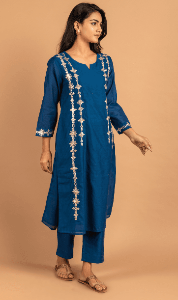 Indigo Kurta & Pant - Set of 2