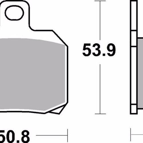 Rear Brake Pads Sintered - 07BB20SP - Brembo