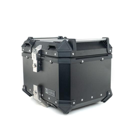 Top Box Aluminium Black (45ltr) L-Flat - Zana