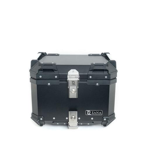 Top Box Aluminium Black (45ltr) L-Flat - Zana