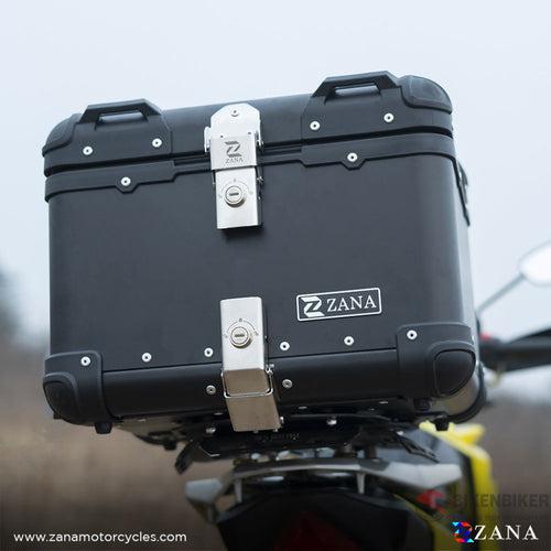 Top Box Aluminium Black ( 45ltr ) R-Flat - Zana