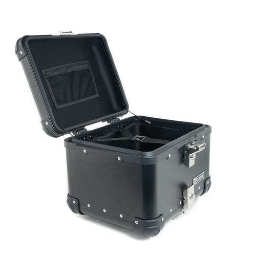 Top Box Aluminium Black ( 45ltr ) R-Flat - Zana