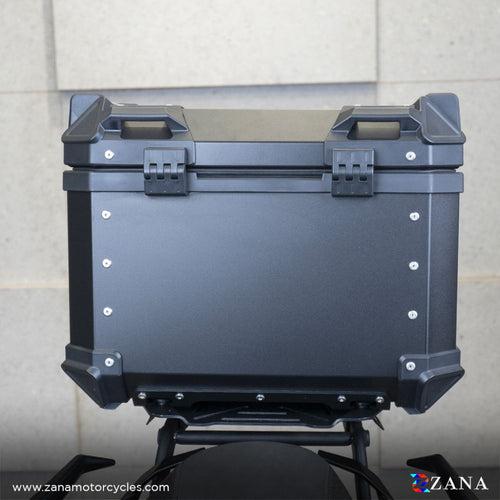 Top Box Aluminium Black ( 55ltr )-Zana