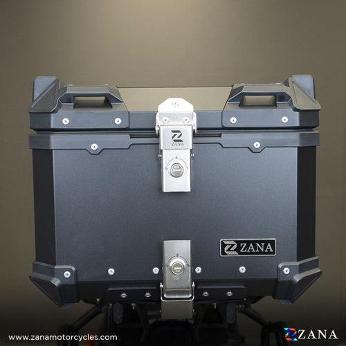 Top Box Aluminium Black ( 55ltr )-Zana