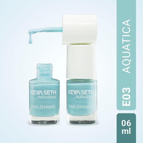 Aquatica + Min Green Long Wear Nail Enamel Enriched with Vitamin E & Argan oil