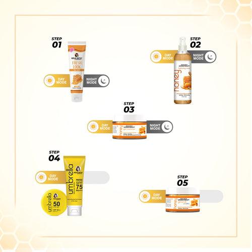 Honey Gel, Light Moisturizer with Pro Vitamin B5, Pure Honey & Honey Conditioner, Deep Conditioning, Dry & Sensitive Skin