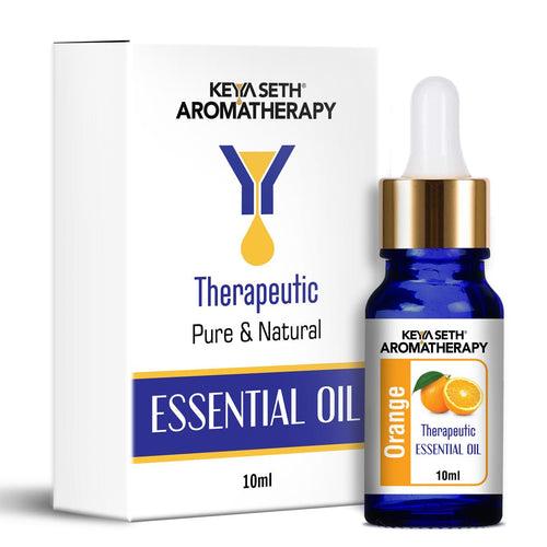 Orange Essential Oil, Therapeutic, Pure & Natural, Refreshing Citrus Fragrance, Antidepressant & Excellent Skin tonic, 10ml