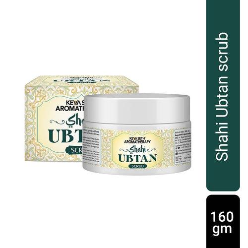 Shahi Ubtan Scrub, Natural Exfoliation Orange Peel, Apricot Seed & Turmeric Protection, Tan Removal, Cell Renewal Glowing Face & Body, All Skin Types