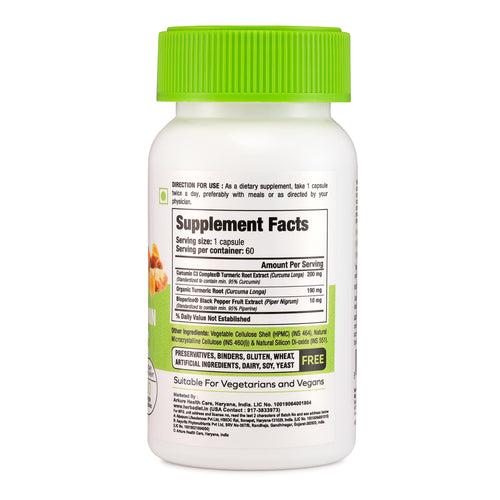 Turmeric Curcumin with Bioperine C3 Complex Clinically Evaluated Capsules