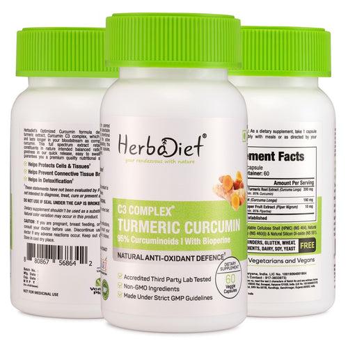 Turmeric Curcumin with Bioperine C3 Complex Clinically Evaluated Capsules