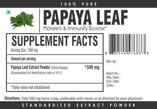 Papaya Leaf 10:1 Extract Powder