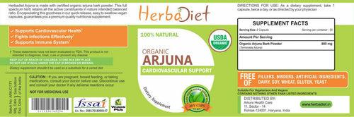 Organic Arjuna Bark Capsules