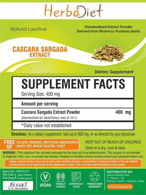 Cascara Sagrada Bark Extract Powder