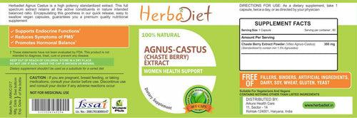 Agnus Castus (Vitex Chasteberry) Extract Capsules