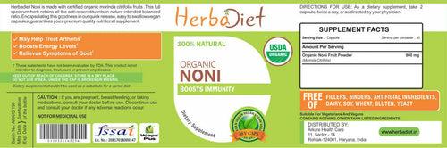 Organic Noni Fruit Capsules