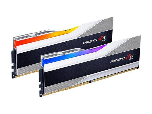 G.Skill Trident Z5 RGB Series (Intel XMP) 64GB (2 x 32GB) 288-Pin SDRAM DDR5 6000 CL30-40-40-96 1.40V Dual Channel Desktop Memory F5-6000J3040G32GA2-TZ5RS (Metallic Silver)