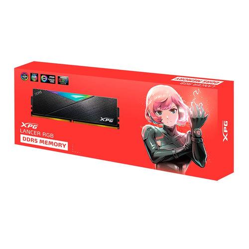 ADATA XPG Lancer RGB 16GB (1 * 16 GB) DDR5 6000 MHz U-DIMM Desktop Memory RAM - AX5U6000C4016G-CLARBK