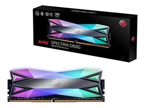 A-DATA XPG SPECTRIX D60G DDR4 RGB 8GB (1x8GB) 3600MHz U-DIMM Desktop Memory - AX4U360038G18A-ST60