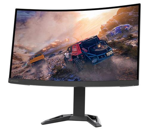 Lenovo Gaming G-Series Curved 27 inch (68.58cm) FHD VA Monitor | 165Hz, 1ms, AMD FreeSync Premium, 90% DCI-P3, 2x3W Speakers, HDMI, DP, Height Adjust Tilt Stand, TUV Eyesafe Certified - G27c-30