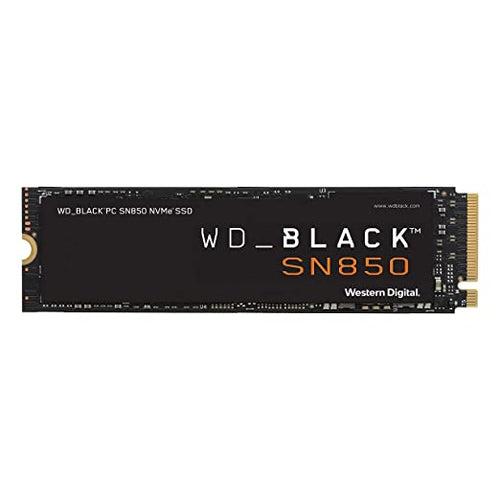 Western Digital SN850 500GB, PCIe Gen 4 SSD 7000MB/s R, 4100MB/s W WD for Gaming & Content Creators - Black