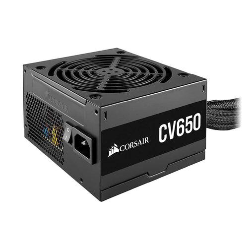 Corsair CV650, CV Series, 80 Plus Bronze Certified, 650 Watt Non-Modular Power Supply - Black