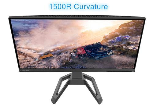 Lenovo Gaming G-Series Curved 27 inch (68.58cm) FHD VA Monitor | 165Hz, 1ms, AMD FreeSync Premium, 90% DCI-P3, 2x3W Speakers, HDMI, DP, Height Adjust Tilt Stand, TUV Eyesafe Certified - G27c-30