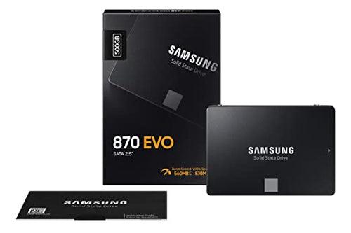 Samsung 870 EVO 250GB/500GB/1TB SATA 6.35 cm (2.5") Internal Solid State Drive (SSD) (MZ-77E500)