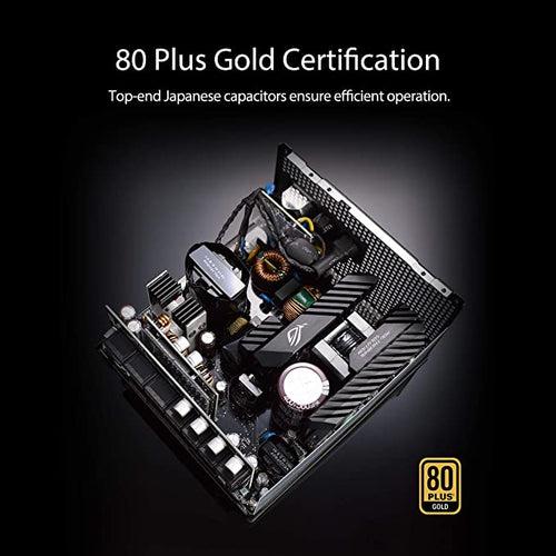 ASUS ROG Strix 1000W Gold PSU, Power Supply (ROG heatsinks, Axial-tech Fan Design, Dual Ball Fan Bearings, 0dB Technology, 80 Plus Gold Certification, Fully Modular Cables, 10-Year Warranty) (90YE00A5-B0NA00)