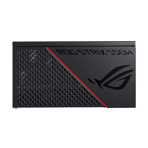 ASUS ROG Strix 550W Gold PSU, Power Supply (ROG heatsinks, Axial-tech Fan Design, Dual-Ball Fan Bearings, 0dB Technology, 80 Plus Gold Certification, Fully Modular Cables, 10-Year Warranty)