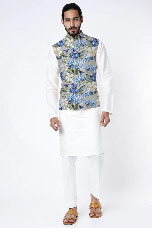 Printed Nehru Jacket