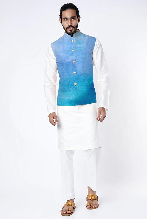 Printed Nehru Jacket