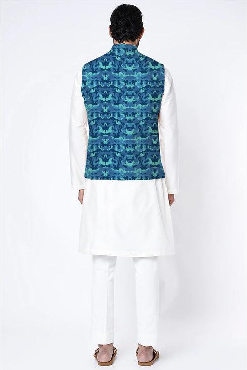 Printed Nehru Jacket