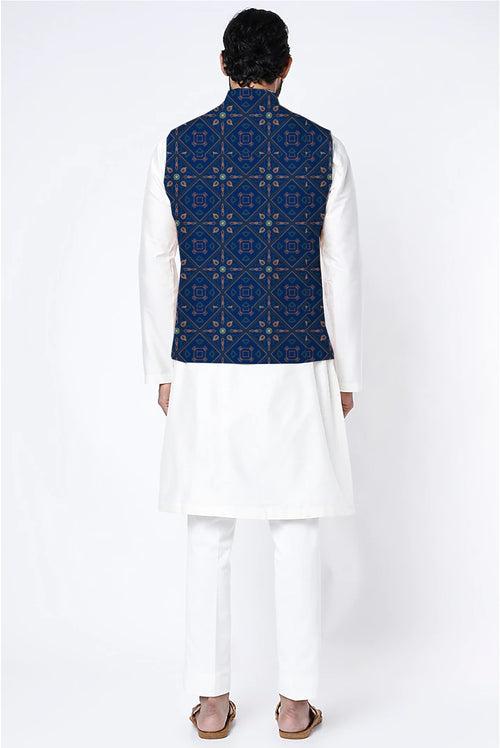 Printed Nehru Jacket