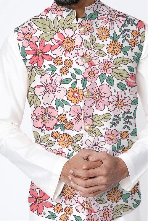 Printed Nehru Jacket